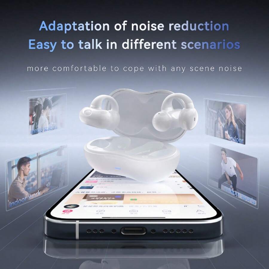 Oraolo Open-Ear Kopfhörer Bluetooth 5.3 - Sport-Kopfhörer Mit 24h Laufzeit