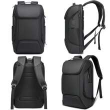 Men's Premium Reinforced Executive Notebook Backpack For Work - Black - View 8