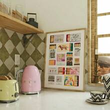 1 Pc, Vintage Matchbox Wall Arts, Popular Matchbox Posters, Retro Matchbox Mural, Apartment Bar Cart Aesthetic Print, Living Room Decor, Bedroom Decor, Bathroom Decor, Holiday Gift, Home Decor, Unframed,Canvas Gifts Birthday Graduation