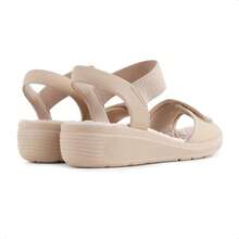 100% ORIGINAL Women's Comfortflex Wedge Sandal With INVOICE And WARRANTY - CREME / BEGE - 查看 9