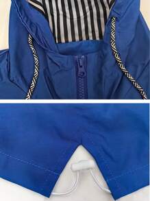 Spring And Autumn Long-Sleeved Women Waterproof And Windproof Windbreaker With Hood For Outdoor Activities