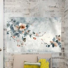 Flower Print, Beige Floral Wall Art, Brown Beige Wall Art, Neutral Decor,Autumn Floral, Wild Flower,  Home Decor, Poster Print - Framed - View 5