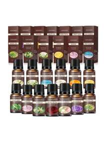 9pcs Fragrance Essential Oils, 8/6/4/2/1pc Fragrance Essential Oils, 10ml Oil-Soluble Essential Oils, Oil-Based Fragrance Pen Refill, Suitable For Scented Candles, Scented Stones, Scented Balm, Scented Bags, Scented Tablets