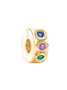 1 pièce à la mode Charm en pierre d'énergie magique scintillante en forme d'horloge, de ballon, de chat, de chien, d'étoile, de famille, d'amour, convient pour la fabrication de bracelets, de bracelets, de bijoux et pour assortir les tenues quotidiennes des femmes et des filles
