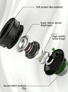 馬卡龍風格3.5毫米頭帶式耳機 - 藍色 - 查看 6