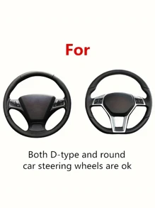 Grip Silicone Steering Wheel Cover - Elastic Glove Fit, Soft Touch, Multi-Color Choices For Car Interior Decor, DIY Accessories