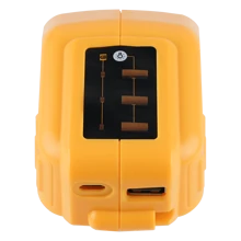 2PACK Replacement For Dewalt DCB094K USB With Type C Charging Battery Adapter Power Charger 18V 20V Portable UK - Black - View 8