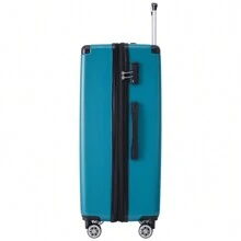 Sweiko Sweiko Hard-Shell Suitcase, Rolling Suitcase, Travel Suitcase, Hand Luggage 4 Wheels, ABS Material, TSA Customs Lock, 76.5*50.5*31.5, Green