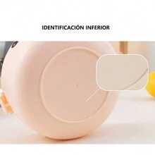 Caja de almuerzo portátil de doble capa con microondas caja de almuerzo encantadora para estudiantes de dibujos animados - Marrón - Ver 4