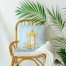 1 Stück beidseitig bedruckter Kissenbezug als Ramadan-Dekoration