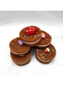 全新柔软饼干挤压玩具缓解压力新奇礼物（随机包含小配件）