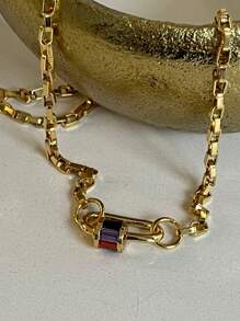 STYLEVER 1Pc Women's Diamond And Pearl Necklace Is A Suitable Holiday Gift
