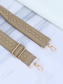 可调节刺绣包带 手提包钱包带 适用于斜挎包 单肩包 冬季女士礼物 - 棕色 - 查看 4