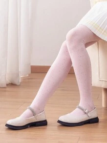 4 Pairs Girls Diamond Embellished Dancing Tights/Pantyhose - Multicolor - View 11