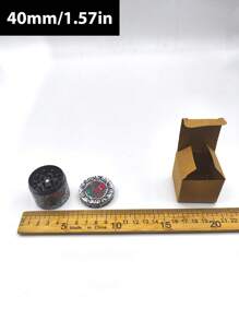 BROS 1 pieza Molinillo de diseño de dibujos animados - Triturador de metal multiuso con diámetro de 2.48"/1.57"(4/6.3cm) - Regalo de Halloween/Navidad para uso doméstico, herramienta de molienda fácil de usar, accesorios esenciales para el hogar