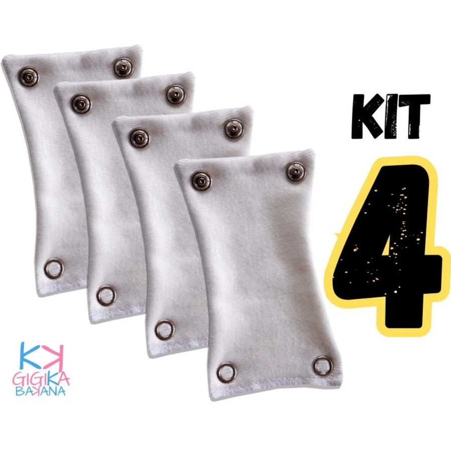 Kit 4 Extensores de Body de Bebê Cores 100% Algodão Prolongador Alongador de Bodie