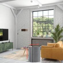1 thùng đựng đồ giặt gấp Houndstooth, giỏ đựng quần áo bẩn có thể gấp gọn cho gia đình, giỏ đựng đồ chơi và quần áo, thùng đựng đồ giặt trong phòng ngủ, giỏ đựng đồ giặt trong phòng tắm, thiết kế gấp đa chức năng, tiết kiệm không gian cho việc dọn dẹp và sắp xếp nhà cửa hàng ngày - Đen và trắng - Xem 2
