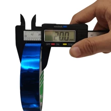 1 卷，1968.5 英寸，金色金属和纸质镜面胶带，DIY 金属金色艺术胶带，自粘金属化聚酯薄膜胶带，用于工艺品装饰和礼品包装，透明珠宝金属胶，升级透明胶液融合织物胶 - 彩色 - 查看 32