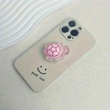 1 pieza Soporte de teléfono con forma de tortuga luminosa, elaborado en material ABS, pequeño, plegable y retráctil, adecuado para smartphones, soporte de teléfono creativo, ideal como regalo para amigos, compatible con iPhone y teléfonos Android, regalo para cumpleaños, familia y amigos, agarre de teléfono deslizante, accesorios de teléfono