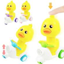 Mini Moto Juguete De Fricción Pato Colorido Para Bebe - Azul - Ver 5