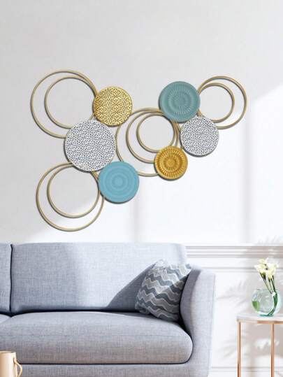 1pc Modern Minimalist Iron Wall Hanging, Living Room Decor, Suitable For Living Room, Bedroom, Study, Corridor, Home Decor, Holiday Party Decor, Wedding Decor, Back To School Season, Christmas, Thanksgiving, Gift, Room Wall Decoration