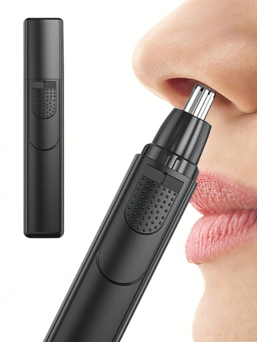 1 件电动鼻毛修剪器、鼻毛去除器、鼻毛剪 - 黑色 - 查看 1