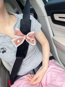 Creative Bowknot Seat Belt Shoulder Pads, Car Safety Belt Cover Protector, Car Interior Accessories