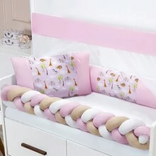 Kit Berço + Ninho Redutor Trançado Americano Safari -Várias Cores