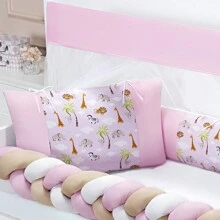 Kit Berço + Ninho Redutor Trançado Americano Safari -Várias Cores