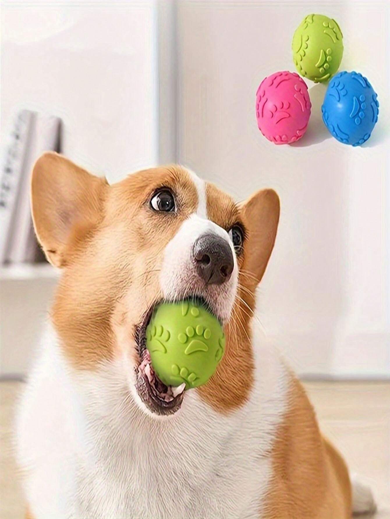 10 Bolas De Látex Para Mascotas Juguetes Para Morder