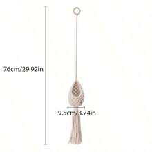 1/3Pcs Macrame Plant Hanger, Hanging Planters For Indoor Plants Air Plants Holder With Bird's Nest Tassels Boho Handmade Wall Hanging Decorative Flower Pot Basket Outdoor Home Decor,Home Decor ,Room Decor,Wall Decor Gifts Birthday Graduation