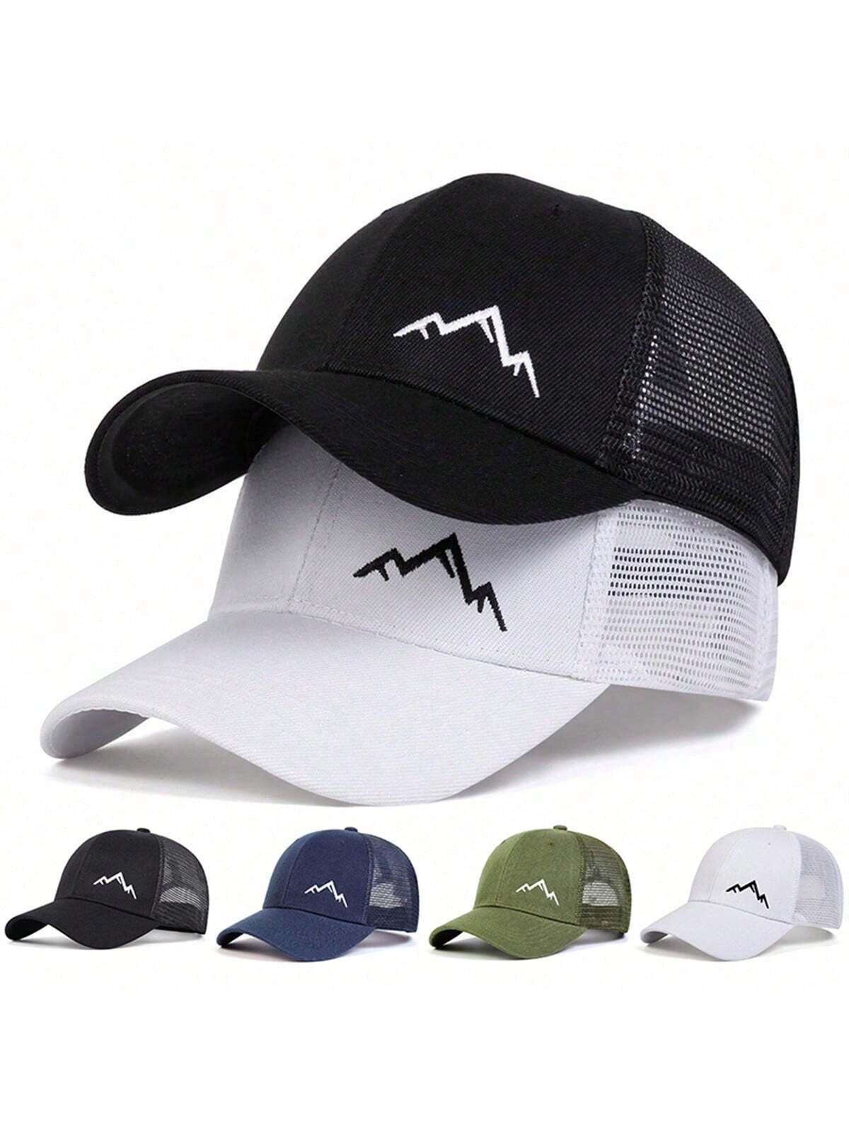 قبعة بيسبول مطرزة بقمة الجبل للرجال، قابلة للتعديل...