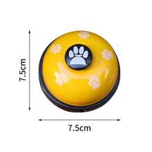 Cat & Dog Training Bell, Pet Paw Print Doorbell, Teddy Puppy Feeding Bell, Dog Interactive Toys Foot-Operated Bells - Multicolor - View 14