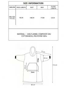 1 Piece Of Hoodie, Wearable Blanket, Comfortable And Warm TV Blanket, Fashionable And Simple, Enlarged And Thickened Winter Warm Men's And Women's Hoodie, Oversized Blanket, Sports Shirt, Super Soft, Warm And Comfortable Wearable Blanket, Hoodie, Thanksg - Red - View 6