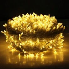10m 100m LED String Lights,Plug In EU Plug 220V,LED Fairy Lights, Garland Lights,Used For New Year Tree Home Garden Terrace Wedding Decoration Best Gifts Birthday Graduation