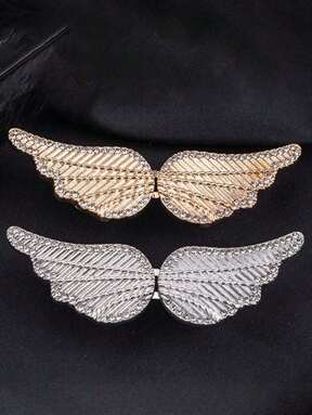 1 par midjeformade vingspännen med löstagbart spikspänne utan sömnad för jeans - avtagbar midjebandsreducering, bälte