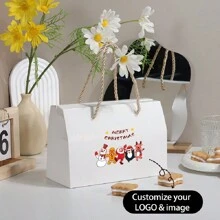 20pcs Customized Logo Personalized Paper Boxes With Drawstring, 20x10x13.5cm White Candy Box, Brown Handmade Cookies, Incense, Dried Fruit, Chocolate Packaging Box, Handmade Candle Gift Box, Suitable For Wedding, Party, Birthday Gifts,Multi-Functional,Durable,Ornamental,Reusable,Exquisite,Stylish,High-Quality,Colorful,Modern,Custom,Personalized,Unique,Ideal Gifts For Him,Ideal Gifts For Her,Boyfriend,Dad,Girlfriend,Mom,Family,Friends,Tea Room,Home,Garden,Office,For Anniversaries,For Valentine's Day,For Mother's Day,For Birthdays,For Father's Day,For Graduation,For Weddings,For Housewarming
