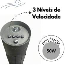 Tower Air Circulator Fan Vertical Column 3 Temperature Levels Silent Economical Summer 127v 220v - Xem 6