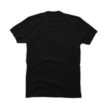 Playera algodón unisex Buscando Animo pez pescado meme - Negro - Ver 3
