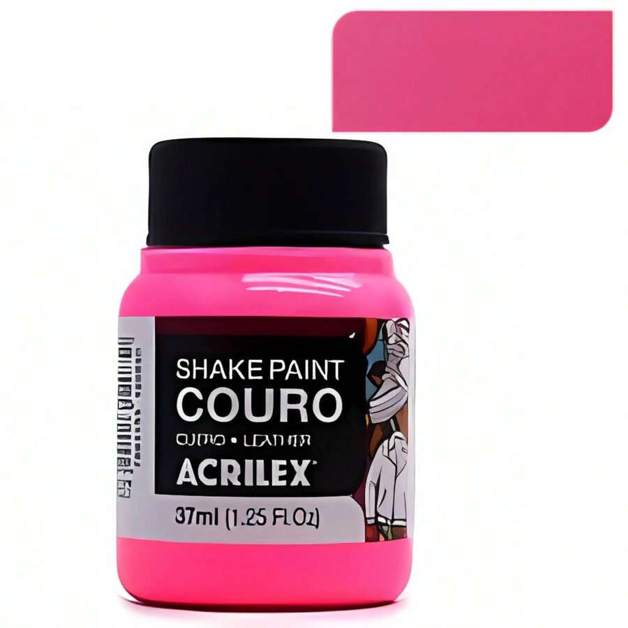 Acrilex Shake Paint Leather Paint 37ml For Natural And Synthetic Leather - Rose - View 1