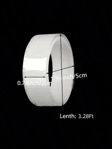 20pcs/1pc Heavy Duty Double Sided Tape - Reusable, No Trace, Strong Adhesive, Multi-Purpose, Removable, Washable, Suitable For Jack Plate, Hooks, Mats, Murals, Double Sided Tape Fixing Randomly Cut Strong Adhesive Multiple Scenarios Can Be Used