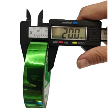 1 卷，1968.5 英寸，金色金属和纸质镜面胶带，DIY 金属金色艺术胶带，自粘金属化聚酯薄膜胶带，用于工艺品装饰和礼品包装，透明珠宝金属胶，升级透明胶液融合织物胶 - 彩色 - 查看 29