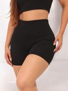 Kit 2 Short Canelado Feminino Roupa Academia Fitness Esportivo para Treino - Fúcsia - Visão 6