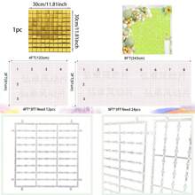 12/24 Stück glitzernde Quadratwandpaneele, glitzernde Party Foto Hintergrundwand für Hochzeit, Jahrestag, Geburtstag Foto Hintergrund Dekoration, Valentinstag Dekoration, Weihnachten, Dekorationszubehör, Partyset Requisiten - Verschiedenfarbig - Übersicht 3