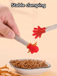 Pince d'alimentation mignonne pour hamster, pinces pour nourrir le hamster doré, jouet miniature amusant et interactif pour nourrir le pain et les vers