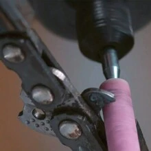 100x Abrasive Stone Point Grinding Wheel Head Polishing Mounted Stone - Pink - View 7