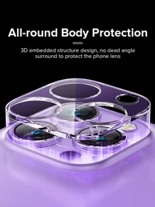 Set de 3 películas protectoras para lentes de cámara compatibles con 16e 11-16 Pro Max, regalo para cumpleaños, familia, amigos, accesorios para teléfono