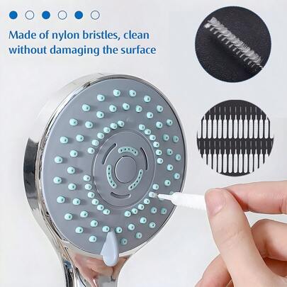 Duschöffnungs-Reinigungsbürste, Multifunktions-Miniatur Bürste für den Haushalt, Spaltreinigungs-Bürste, Bad Duschkopf, Düsen-Verstopfungslöser
