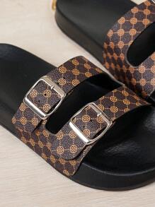 舒适女士纯色露趾透气拖鞋，带可调节带子，柔软鞋面和防滑耐用 EVA 鞋底，适合户外活动和家居穿着