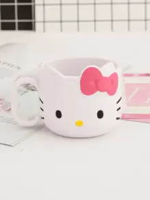 Sanrio 1/2pcs Hello Kitty Plastic Mug Adorable Multi Functional Toothbrush Coffee Cup Kawaii Design For Everyday Use Outdoor Adventures Home Bathroom Decor Summer Back To School